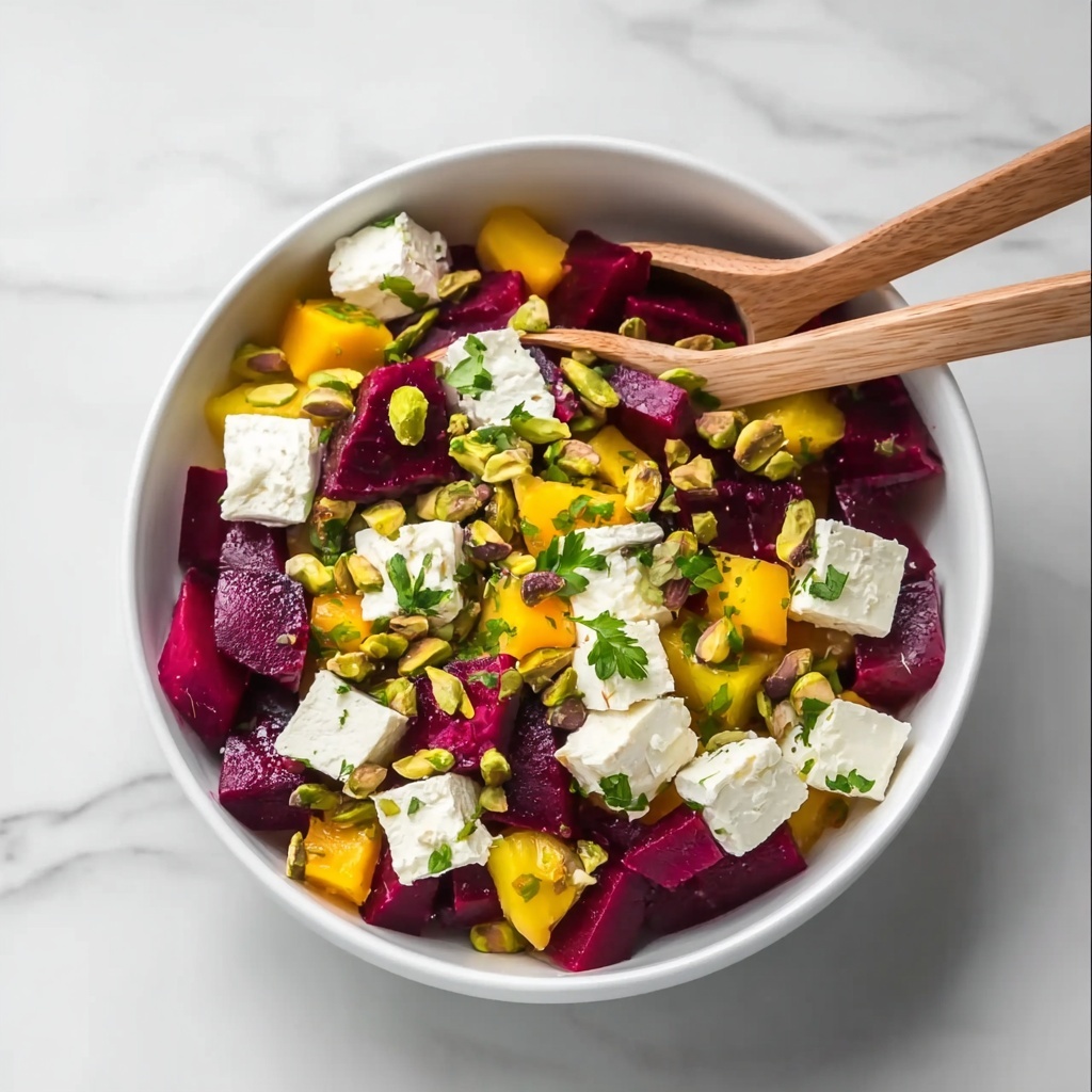 Orange Beet Salad with Feta and Pistachios Recipe - Recipe Image