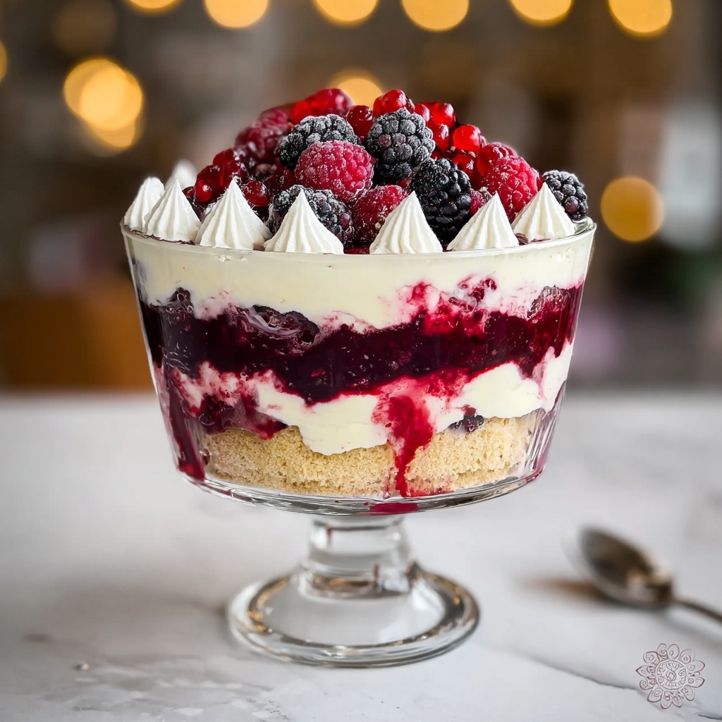 Mixed Berry Trifle Recipe - Recipe Image