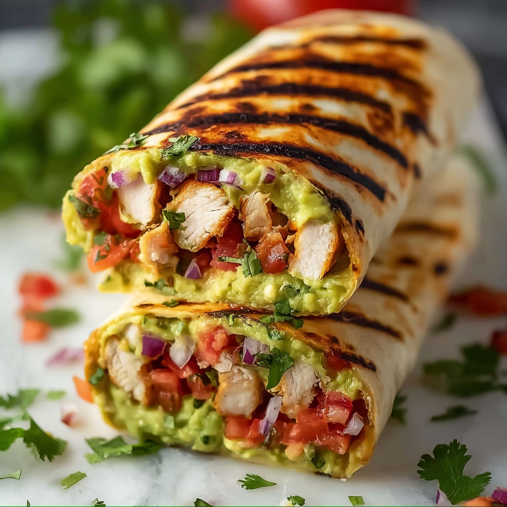 Chipotle Ranch Grilled Chicken Burrito Recipe - Recipe Image