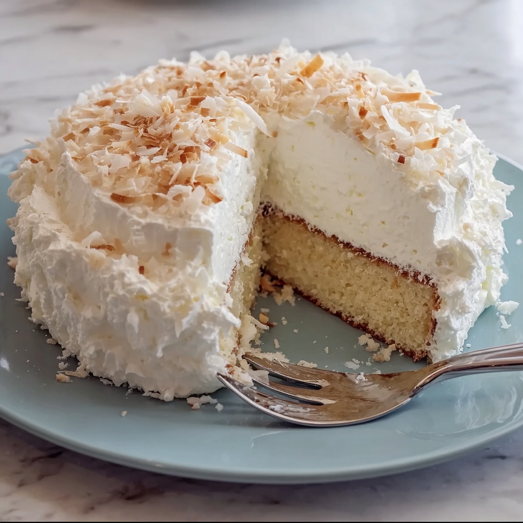 Coconut Cloud Cake Recipe - Recipe Image