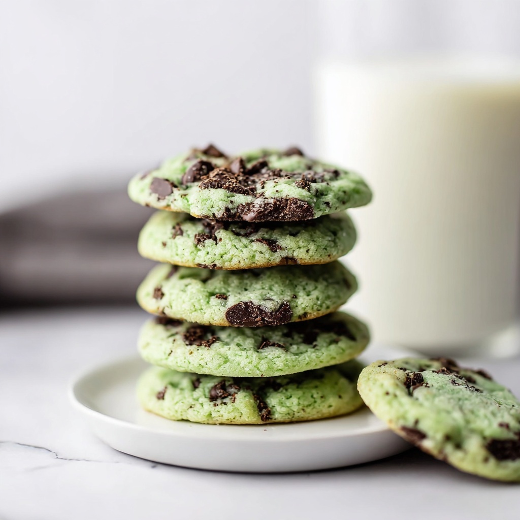 Mint Chocolate Chip Cookies Recipe - Recipe Image