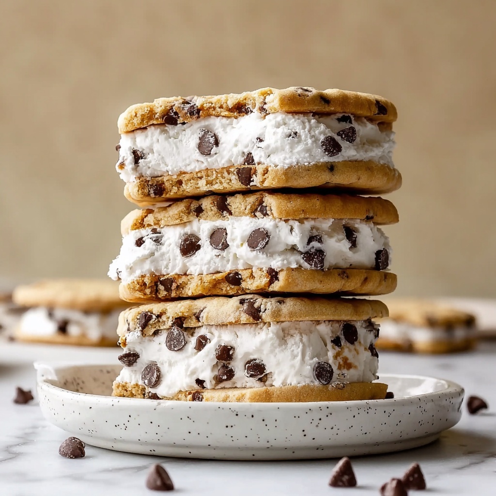 Cookie Ice Cream Sandwiches (Homemade Chipwich) Recipe - Recipe Image