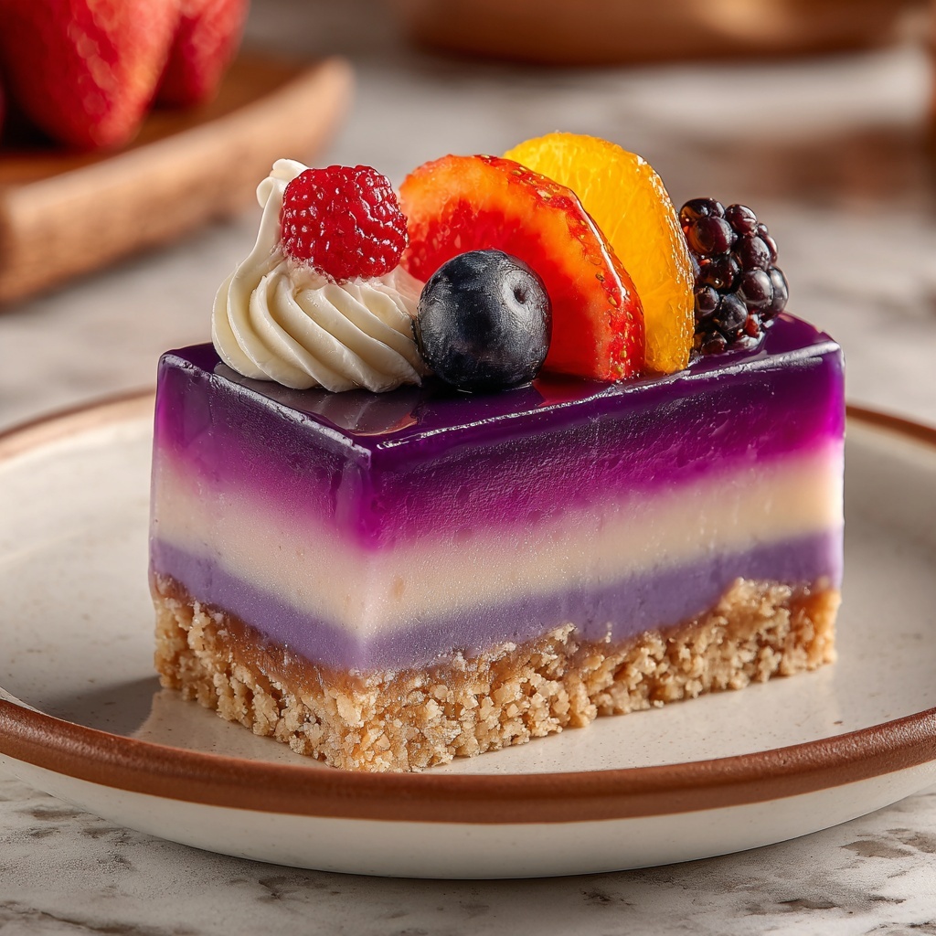 Ube Cheesecake Recipe - Recipe Image