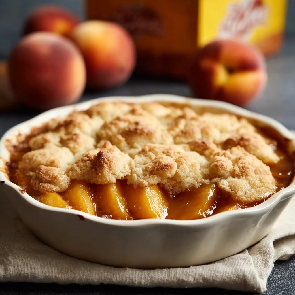 Peach-Pecan Cobbler Recipe - Recipe Image