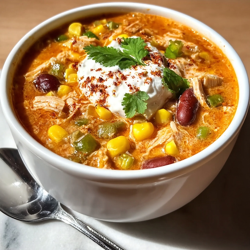 Spicy Cajun White Chicken Chili Recipe - Recipe Image