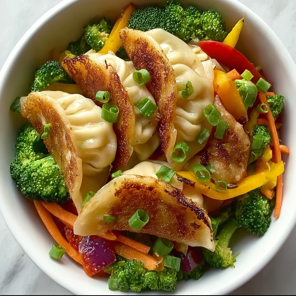 Easy Potsticker Stir Fry: A Quick 25-Minute Delight Recipe - Recipe Image