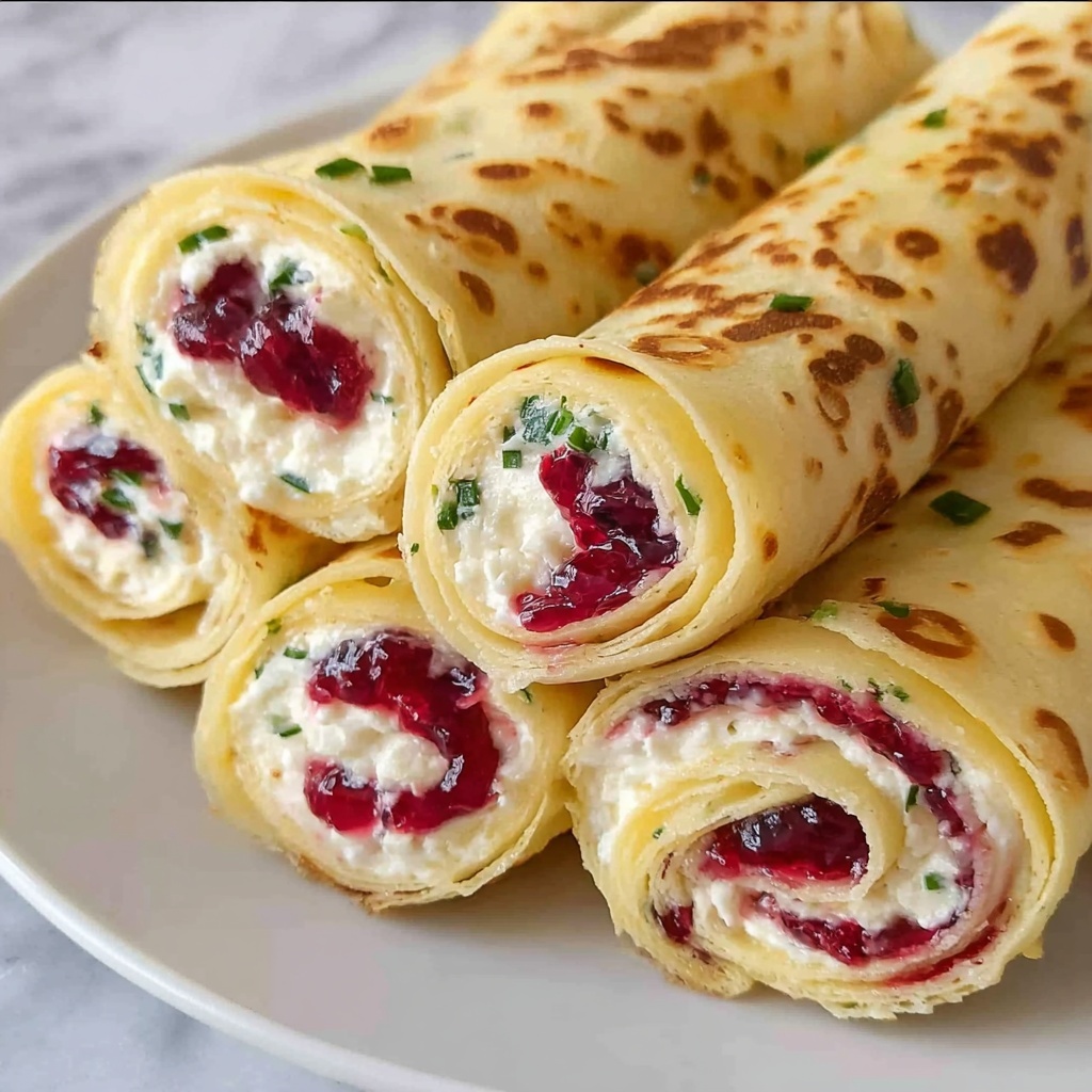 Festive Cranberry Feta Pinwheels with Cream Cheese Bliss Recipe - Recipe Image