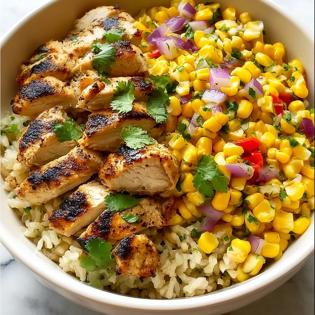 Street Corn Chicken Rice Bowl Recipe - Recipe Image