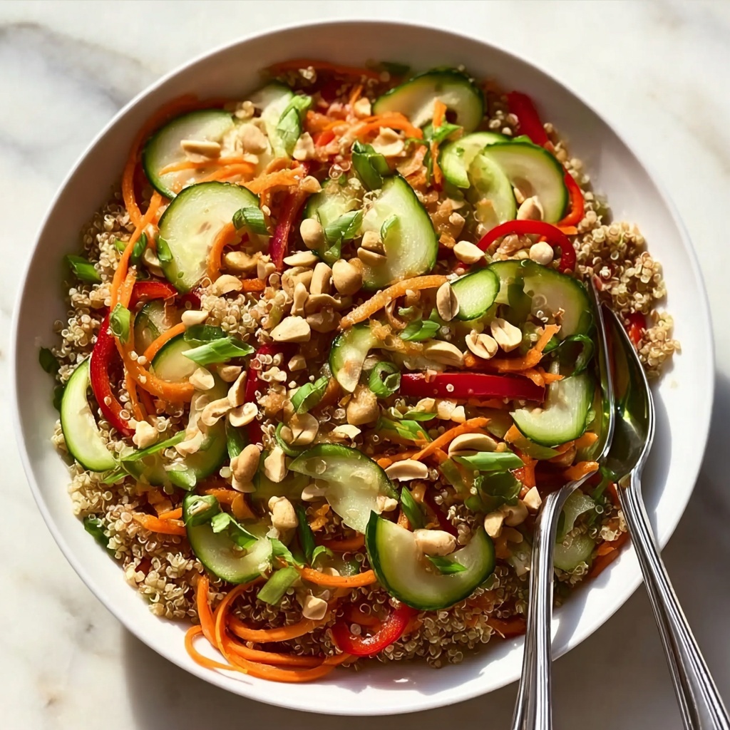 Thai Quinoa Peanut Salad Recipe - Recipe Image