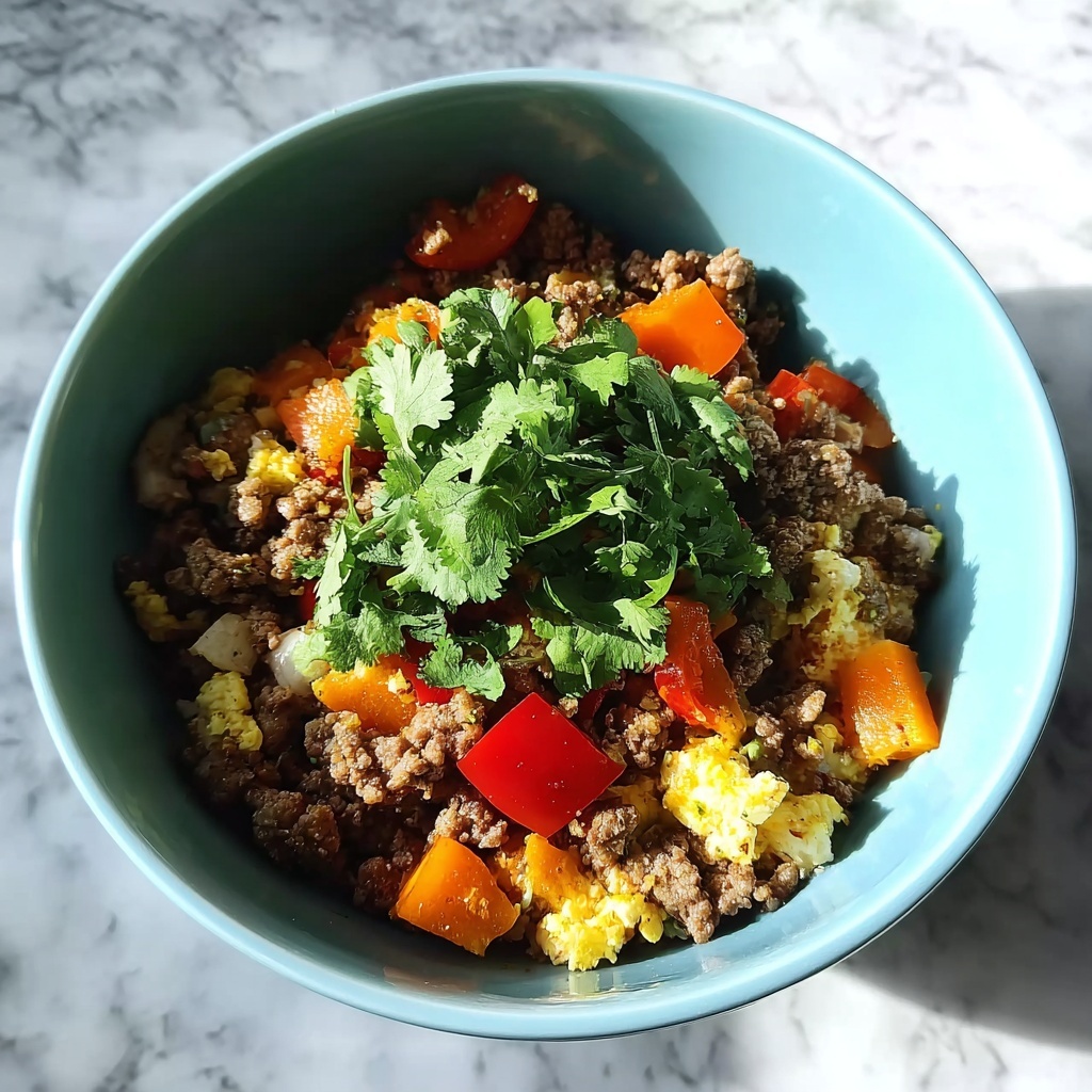 Spicy Cauliflower Rice with Ground Turkey Recipe - Recipe Image