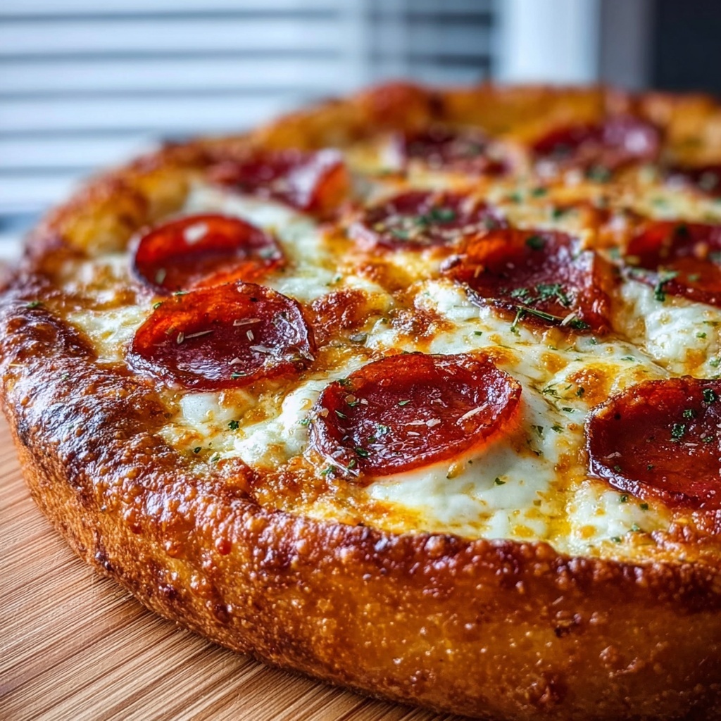 Hot Honey Pepperoni Ricotta Pizza Recipe - Recipe Image
