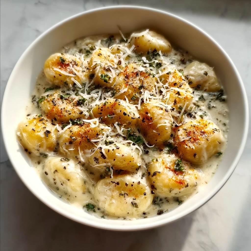 Gnocchi in Cream Sauce Recipe - Recipe Image