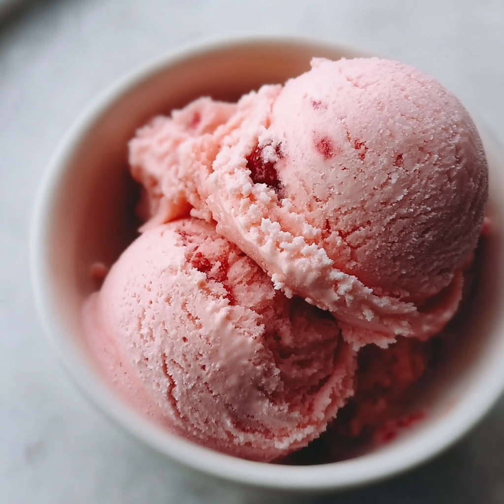 Vegan Strawberry Ice Cream Recipe - Recipe Image
