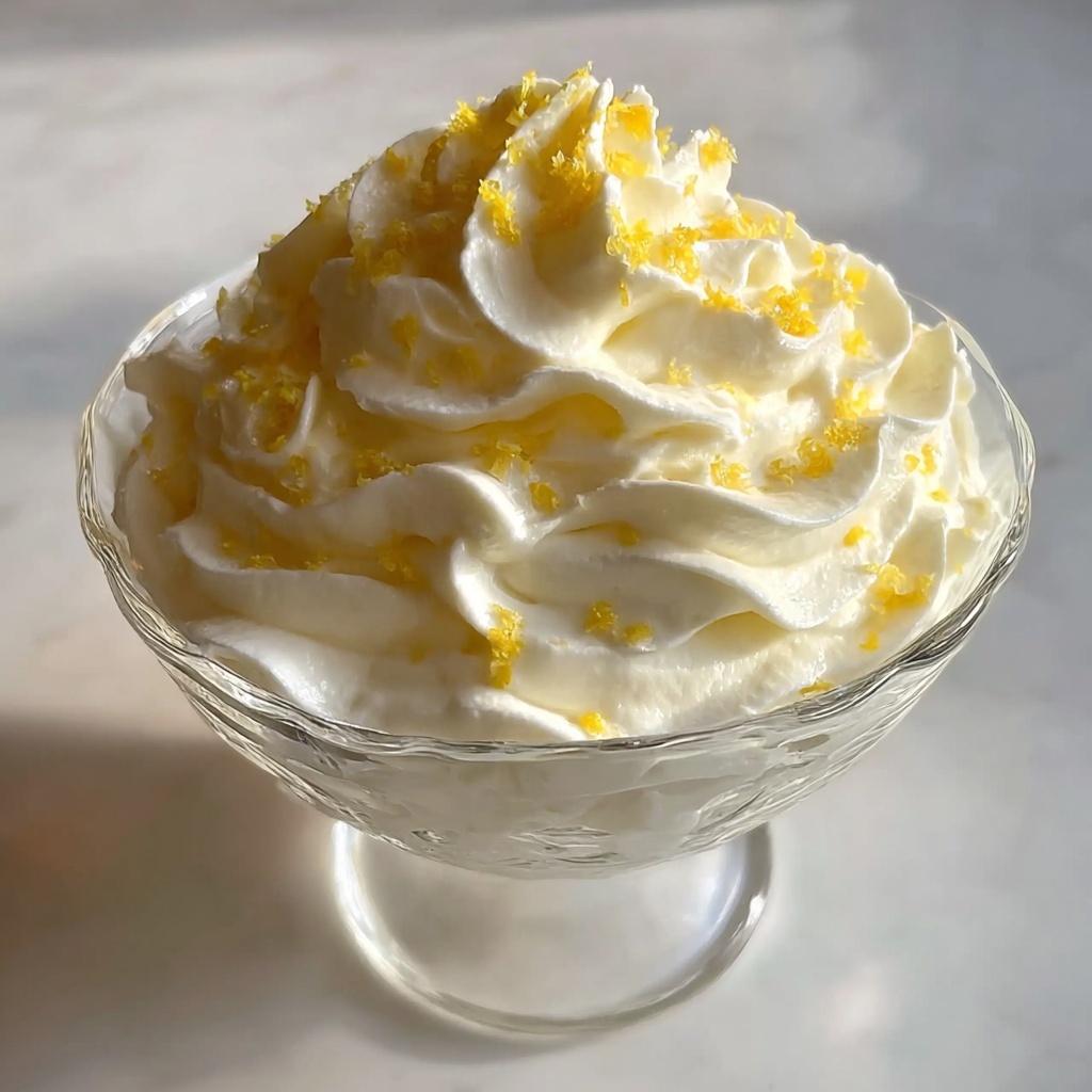 Easy Lemon Mousse: A Zesty Delight Recipe - Recipe Image