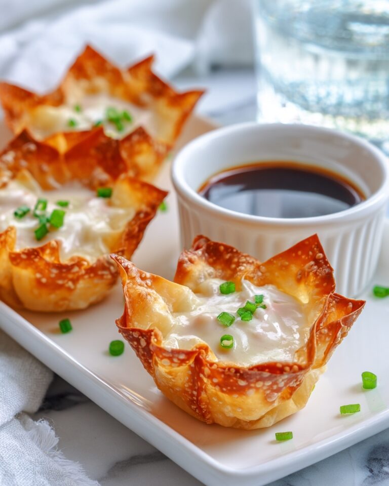 Baked Crab Rangoon Wontons Recipe