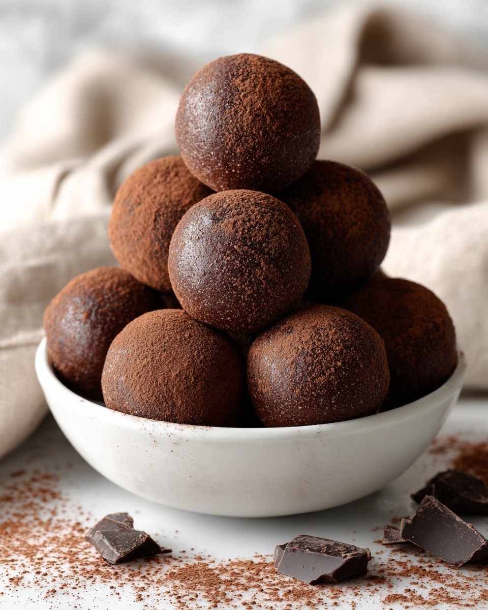 Vegan Chocolate Peanut Butter Energy Balls Recipe - Recipe Image