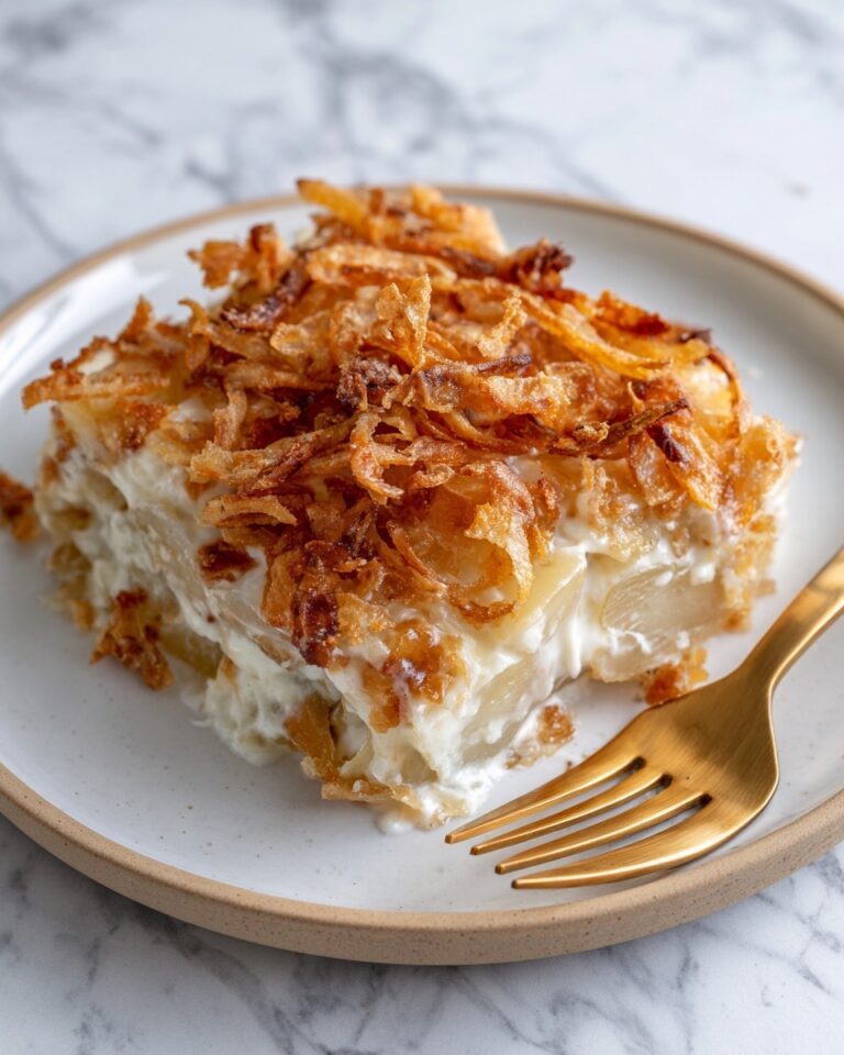 French Onion Funeral Potatoes Recipe