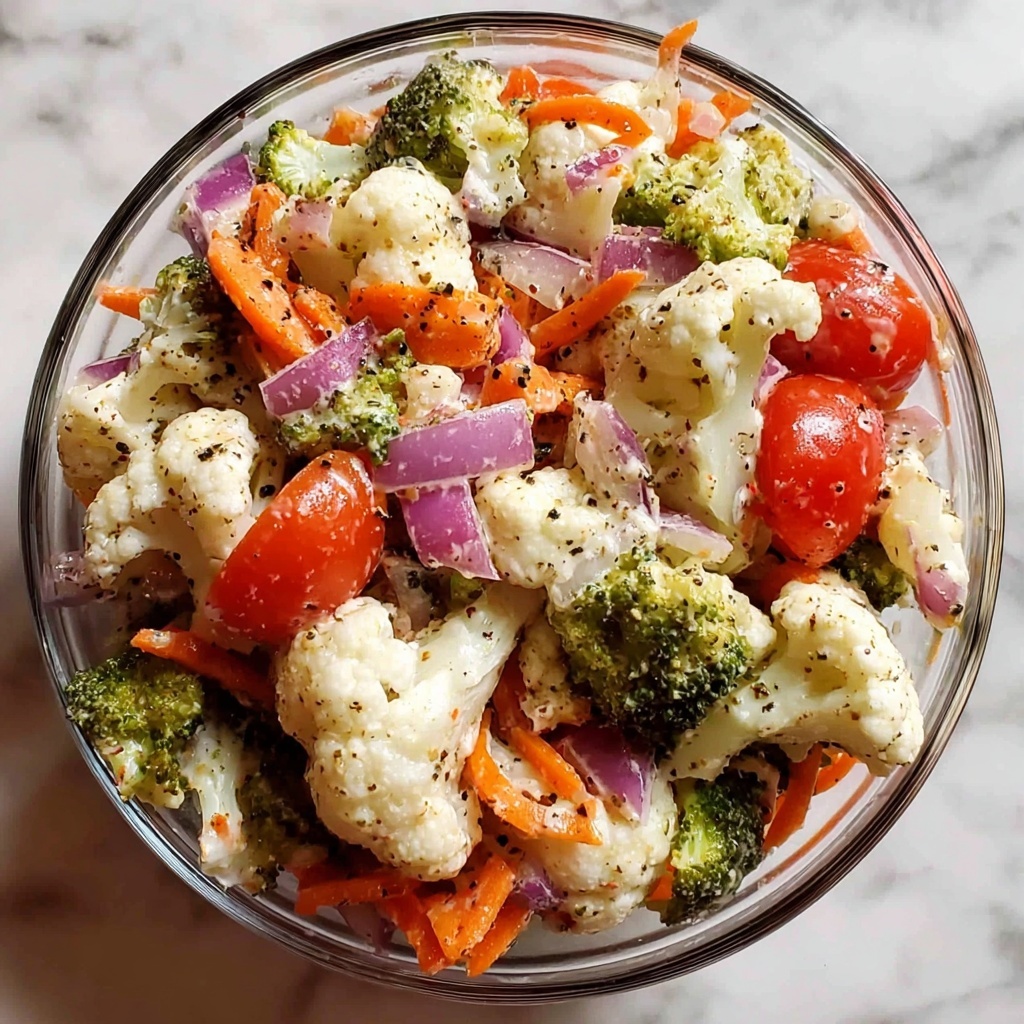 Delightful Cauliflower Broccoli Salad for Comforting Gatherings Recipe - Recipe Image