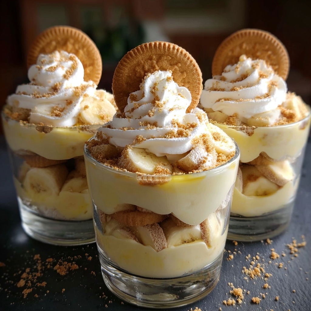 Delightful Banana Pudding Cups to Melt Your Heart Recipe - Recipe Image