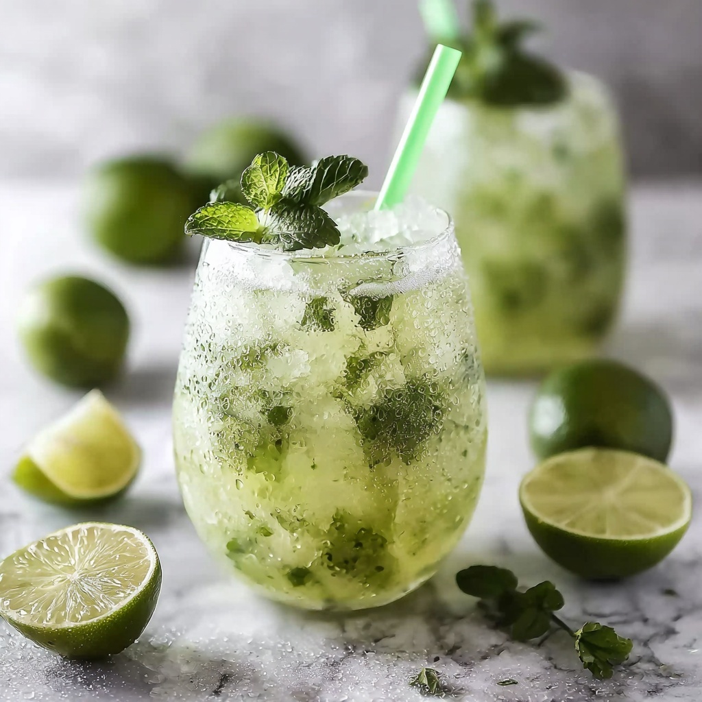 Refreshing Frozen Mojito Mocktail for Ultimate Chill Moments Recipe - Recipe Image