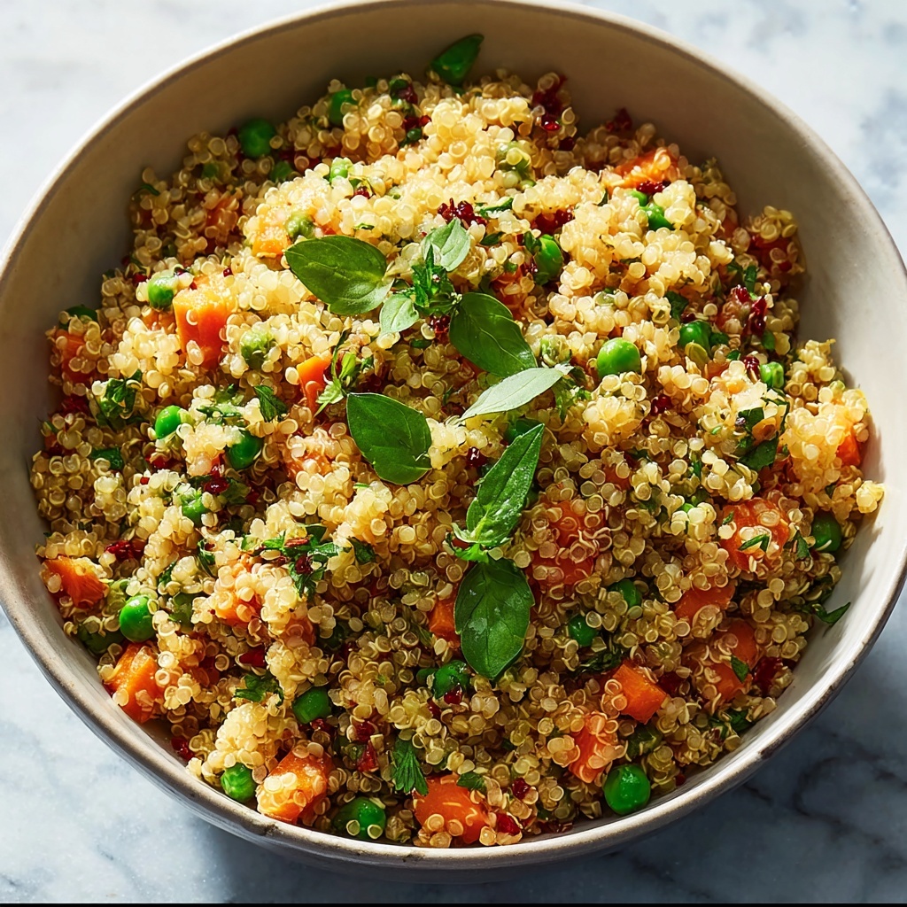 Delicious Quinoa Pilaf with Orzo, Vegetables, and Fresh Herbs Recipe - Recipe Image