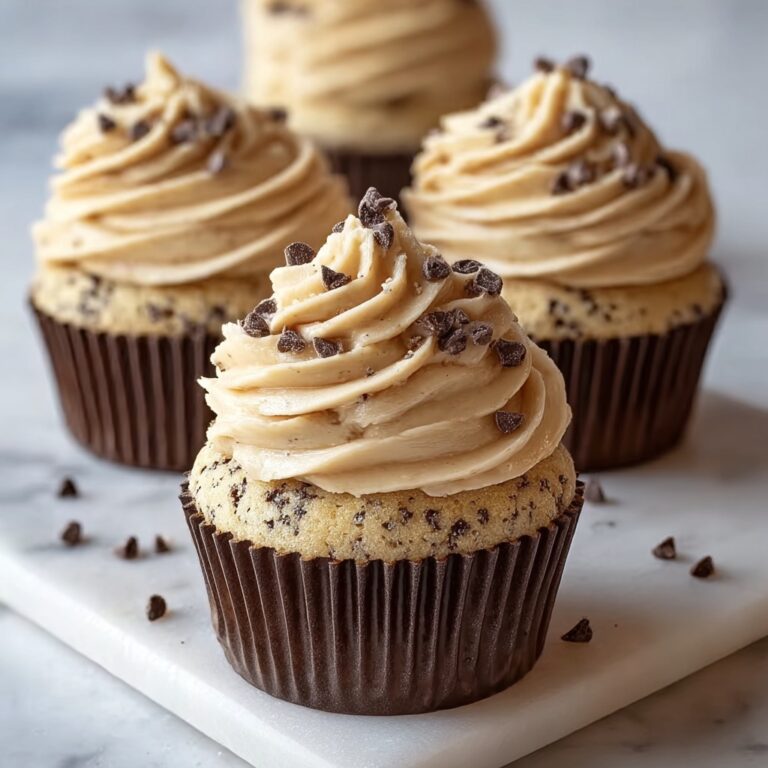 Chocolate Chip Cookie Dough Cupcakes Recipe