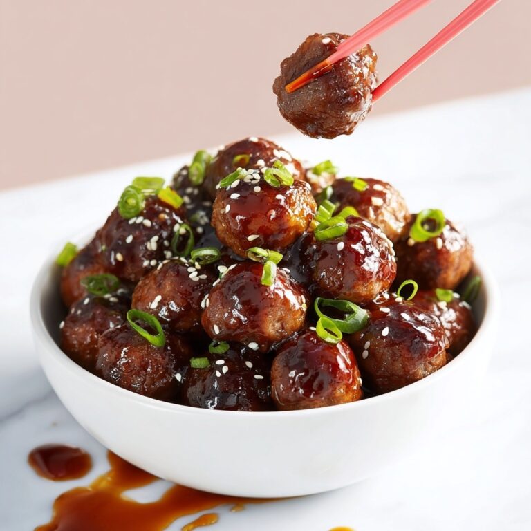 Asian Glazed Turkey Meatballs Recipe