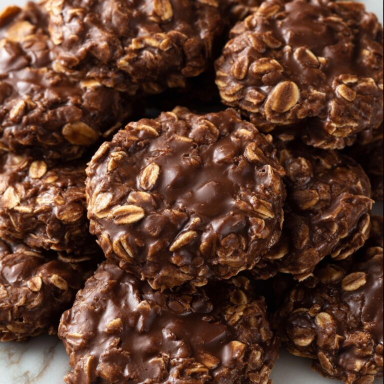 Chocolate Peanut Butter No-Bake Cookies Recipe