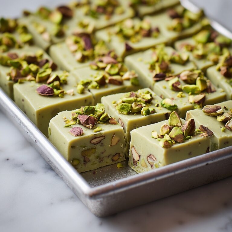 Pistachio White Chocolate Fudge Recipe