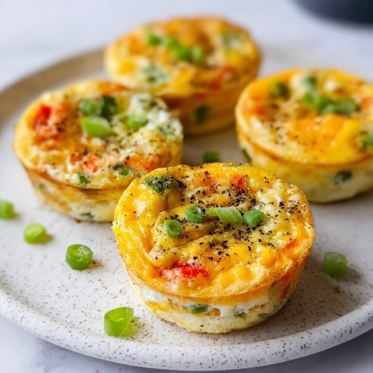 Egg White Muffins with Spinach, Bell Peppers, Onions, and Feta Recipe
