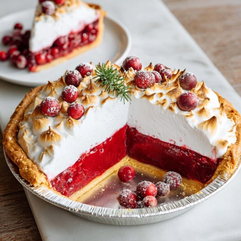 Vegan Cranberry Meringue Pie Recipe