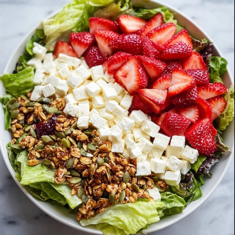 Strawberry Crunch Salad with Champagne Vinaigrette and Toasted Almonds Recipe