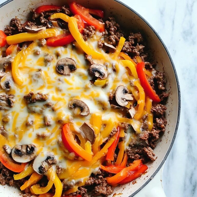 Philly Cheesesteak Casserole Recipe