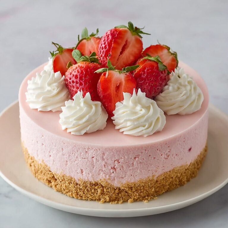 No Bake Strawberry Cheesecake Recipe