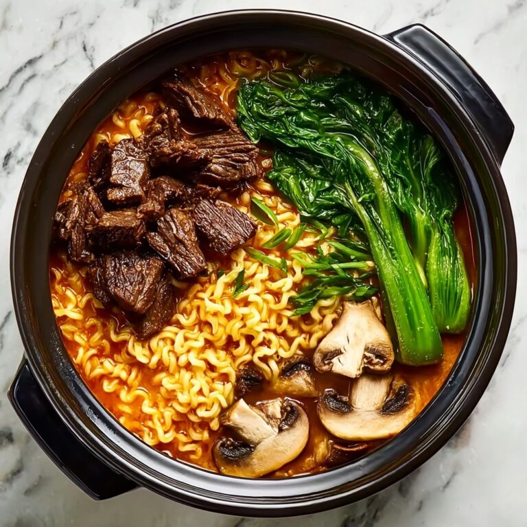 Slow Cooker Curry Ramen with Beef Recipe