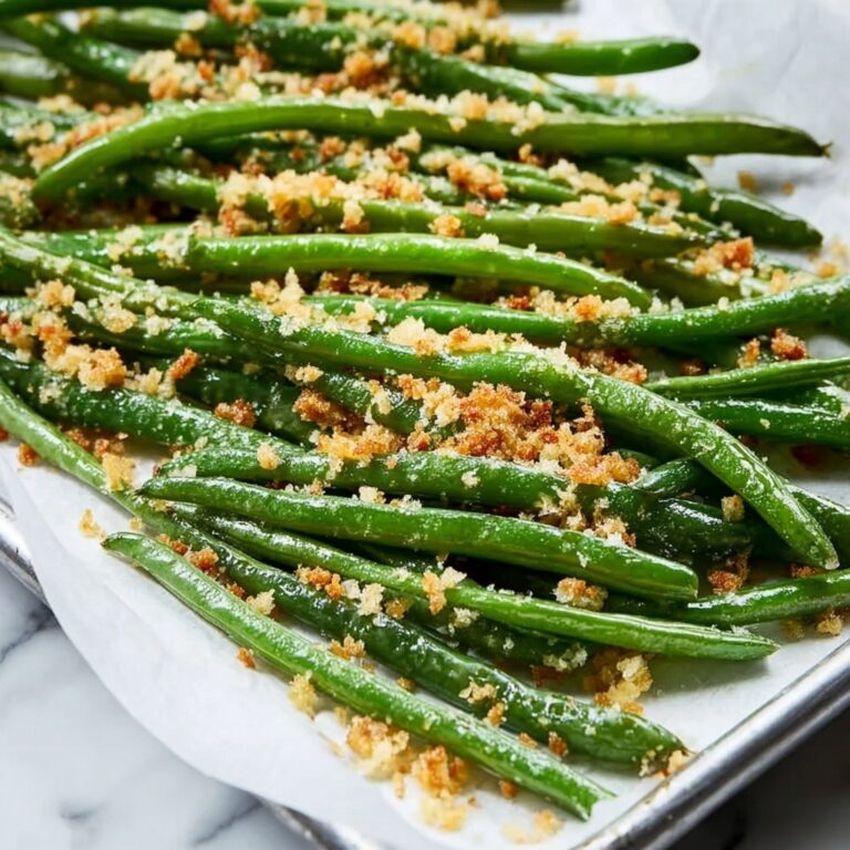 Roasted Parmesan Green Beans Recipe