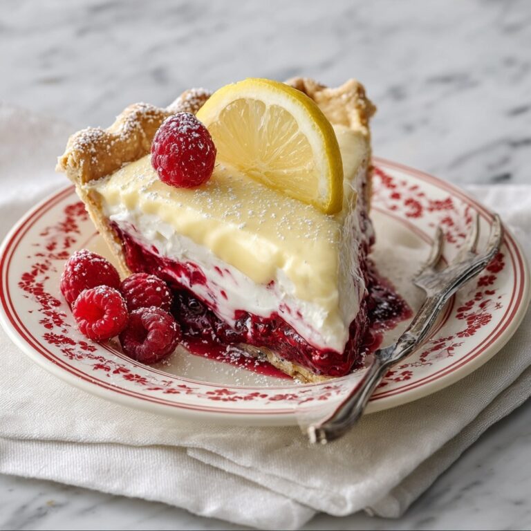 Lemon Raspberry Pie Recipe