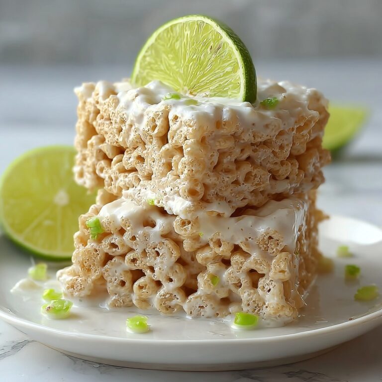 Key Lime Pie Rice Krispie Treats Recipe