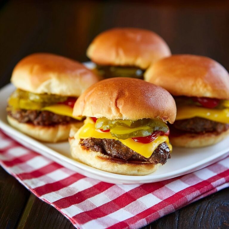 Cheeseburger Sliders Recipe