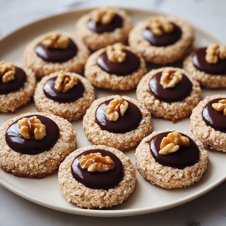 Chocolate Hazelnut Thumbprint Cookies Recipe