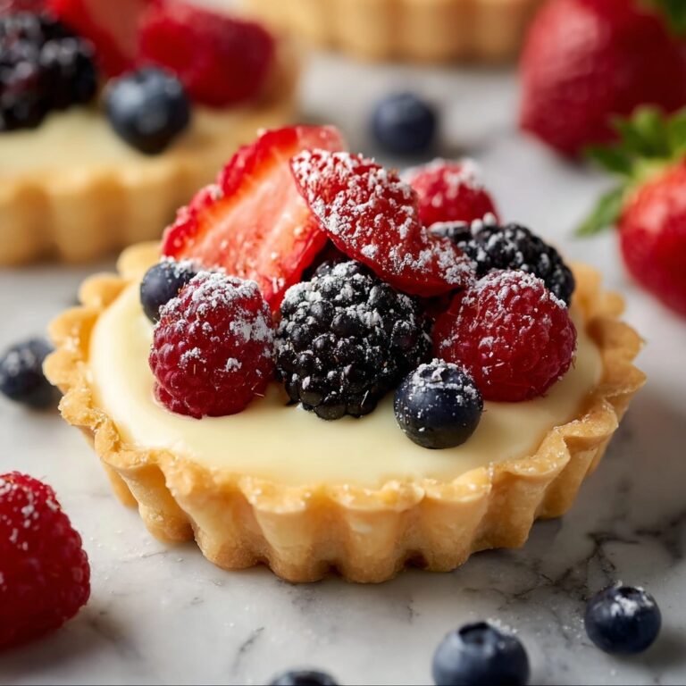 Mini Fruit Tarts with Pastry Cream Recipe