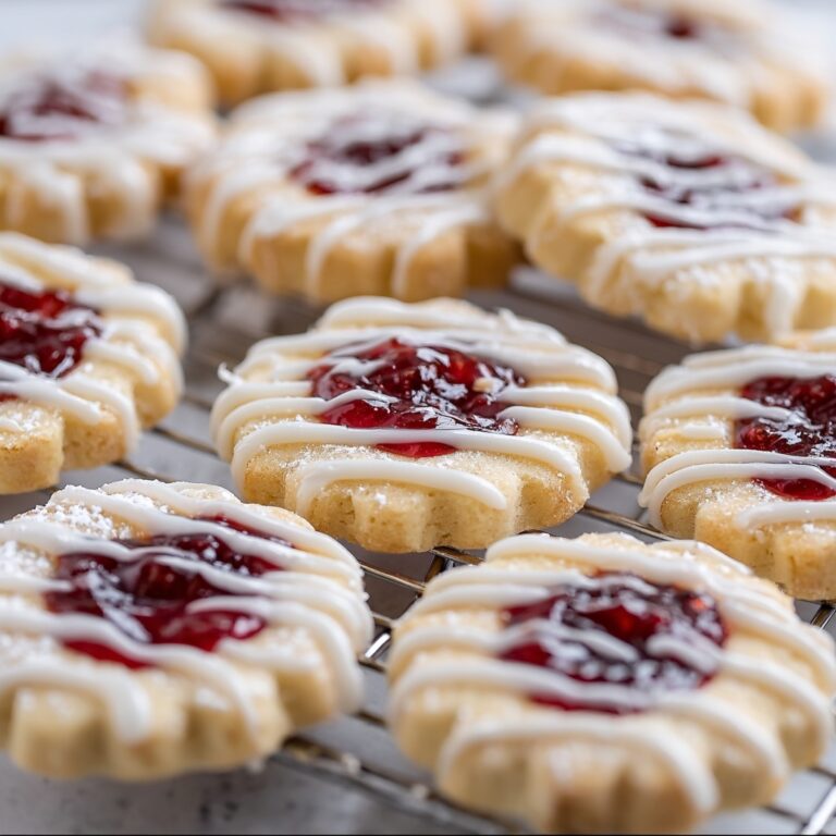 Raspberry Almond Shortbread Cookies Recipe