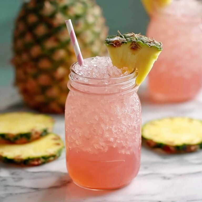 Pineapple Pink Lemonade Party Drink Recipe