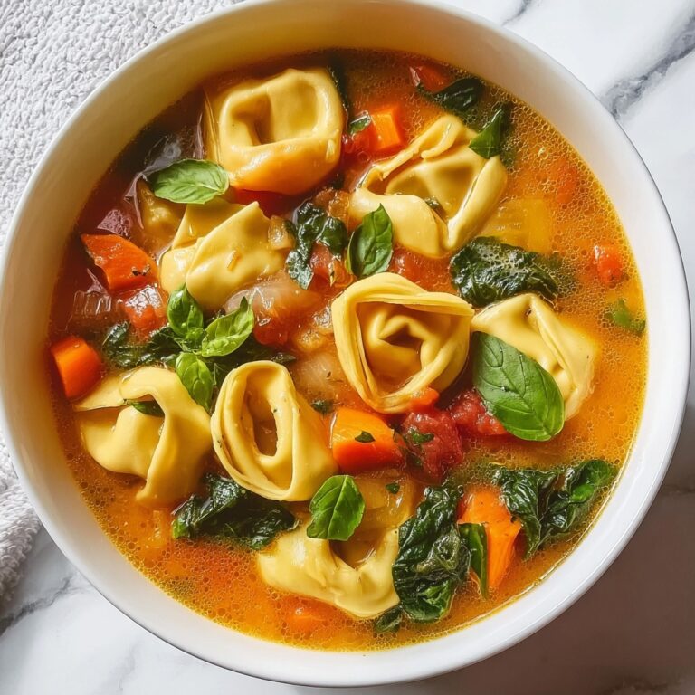 Veggie-Loaded Tortellini Soup Recipe