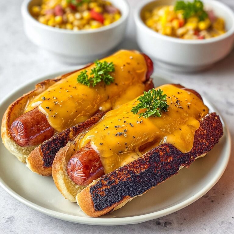 Air Fryer Grilled Cheese Hot Dogs Recipe