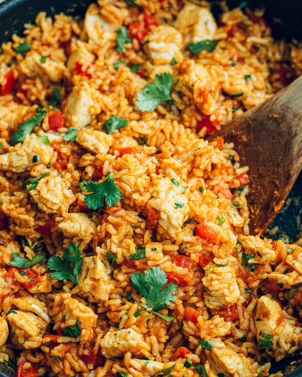 One-Pot Queso Chicken and Rice Recipe - Recipe Image