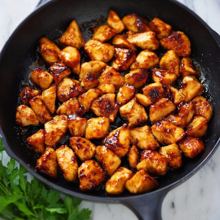 Honey Garlic Chicken Bites Recipe