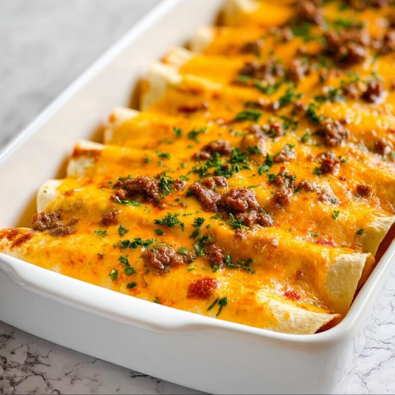 Breakfast Enchiladas with Sausage, Bacon, and Cheddar Recipe