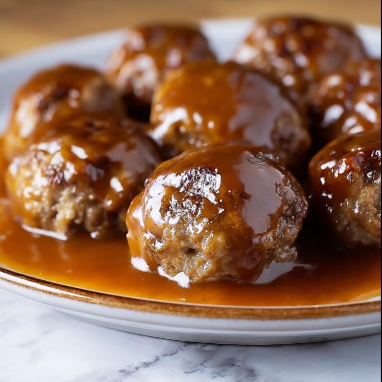 Creamy Slow Cooker Salisbury Steak Meatballs Recipe