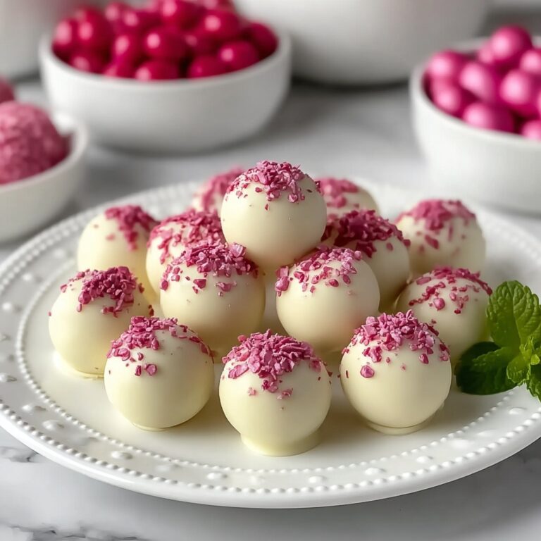 White Chocolate Raspberry Truffles Recipe